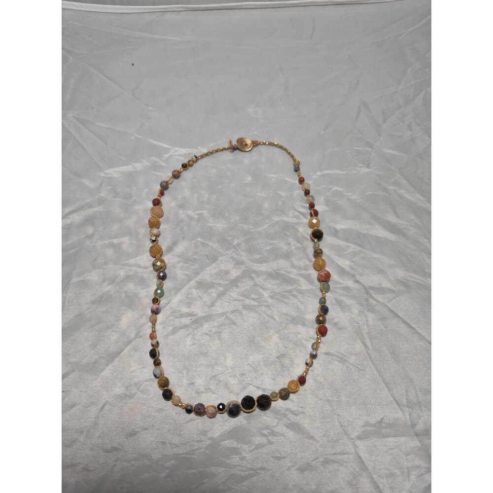 Vintage Chan Luu Necklace Semi Precious Stones 925 20"